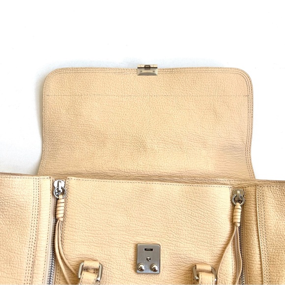 3.1 Phillip Lim White Peach Pashli Medium Satchel Bag - Picture 10 of 11